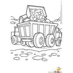 Coloring page: Bulldozer / Mecanic Shovel (Transportation) #141691 - Printable coloring pages