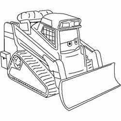 Coloring page: Bulldozer / Mecanic Shovel (Transportation) #141692 - Printable coloring pages