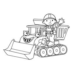 Coloring page: Bulldozer / Mecanic Shovel (Transportation) #141719 - Printable coloring pages