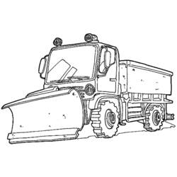 Coloring page: Bulldozer / Mecanic Shovel (Transportation) #141746 - Printable coloring pages