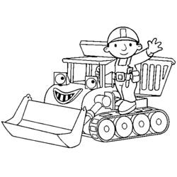 Coloring page: Bulldozer / Mecanic Shovel (Transportation) #141767 - Printable coloring pages
