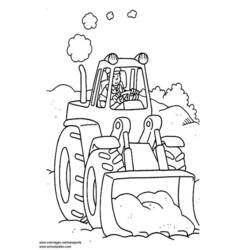 Coloring page: Bulldozer / Mecanic Shovel (Transportation) #141796 - Free Printable Coloring Pages