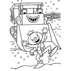 Coloring page: Bulldozer / Mecanic Shovel (Transportation) #141824 - Free Printable Coloring Pages