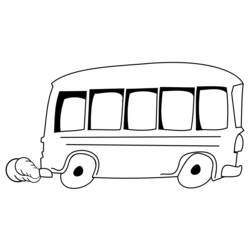Coloring page: Bus (Transportation) #135281 - Free Printable Coloring Pages