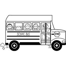 Coloring page: Bus (Transportation) #135295 - Free Printable Coloring Pages
