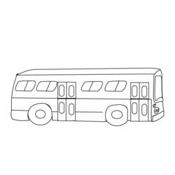 Coloring page: Bus (Transportation) #135301 - Free Printable Coloring Pages