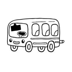 Coloring page: Bus (Transportation) #135315 - Free Printable Coloring Pages