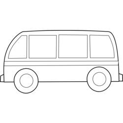 Coloring page: Bus (Transportation) #135319 - Printable coloring pages