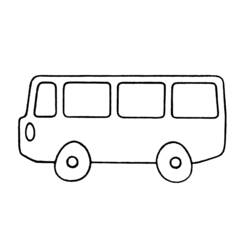 Coloring page: Bus (Transportation) #135322 - Printable coloring pages