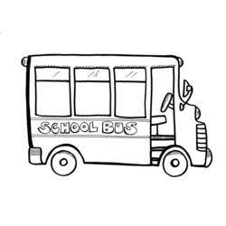 Coloring page: Bus (Transportation) #135325 - Free Printable Coloring Pages