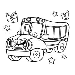 Coloring page: Bus (Transportation) #135326 - Printable coloring pages