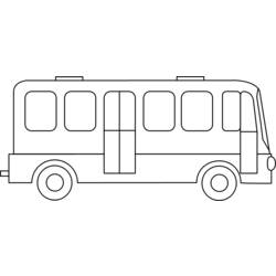 Coloring page: Bus (Transportation) #135335 - Printable coloring pages