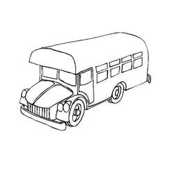 Coloring page: Bus (Transportation) #135348 - Free Printable Coloring Pages