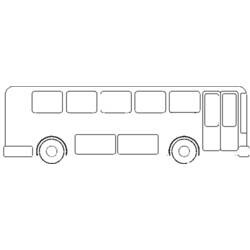 Coloring page: Bus (Transportation) #135354 - Free Printable Coloring Pages