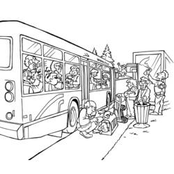 Coloring page: Bus (Transportation) #135356 - Free Printable Coloring Pages