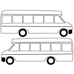 Coloring page: Bus (Transportation) #135359 - Free Printable Coloring Pages
