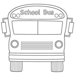 Coloring page: Bus (Transportation) #135360 - Free Printable Coloring Pages
