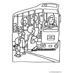 Coloring page: Bus (Transportation) #135361 - Free Printable Coloring Pages