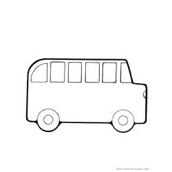 Coloring page: Bus (Transportation) #135362 - Printable coloring pages