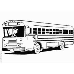 Coloring page: Bus (Transportation) #135375 - Printable coloring pages
