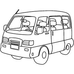 Coloring page: Bus (Transportation) #135383 - Printable coloring pages