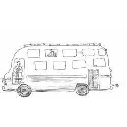 Coloring page: Bus (Transportation) #135410 - Free Printable Coloring Pages