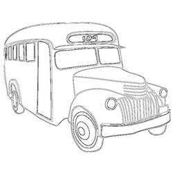 Coloring page: Bus (Transportation) #135460 - Free Printable Coloring Pages