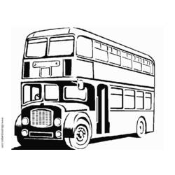 Coloring page: Bus (Transportation) #135468 - Free Printable Coloring Pages