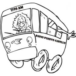 Coloring page: Bus (Transportation) #135479 - Free Printable Coloring Pages