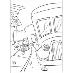Coloring page: Bus (Transportation) #135527 - Free Printable Coloring Pages
