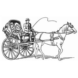 Coloring page: Carriage (Transportation) #146178 - Printable coloring pages