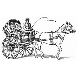 Coloring page: Carriage (Transportation) #146195 - Printable coloring pages