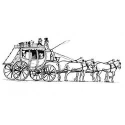 Coloring page: Carriage (Transportation) #146206 - Printable coloring pages
