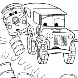 Coloring page: Cars (Transportation) #146557 - Free Printable Coloring Pages
