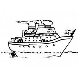 Coloring page: Cruise ship / Paquebot (Transportation) #140685 - Printable coloring pages