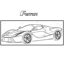 Coloring page: Ferrari (Transportation) #186870 - Free Printable Coloring Pages