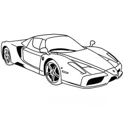 Coloring page: Ferrari (Transportation) #186874 - Free Printable Coloring Pages