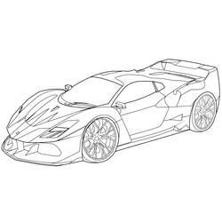 Coloring page: Ferrari (Transportation) #186875 - Free Printable Coloring Pages