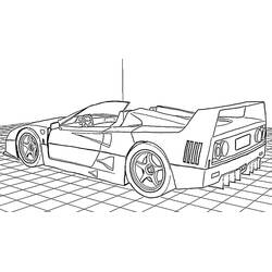 Coloring page: Ferrari (Transportation) #186876 - Free Printable Coloring Pages