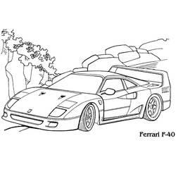 Coloring page: Ferrari (Transportation) #186886 - Free Printable Coloring Pages