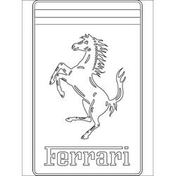 Coloring page: Ferrari (Transportation) #186892 - Free Printable Coloring Pages