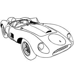 Ferrari (Transportation) coloring page #186896 to print and color