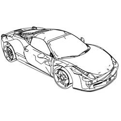 Coloring page: Ferrari (Transportation) #186897 - Free Printable Coloring Pages