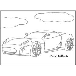 Coloring page: Ferrari (Transportation) #186906 - Free Printable Coloring Pages