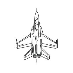 Fighter Jets (Transportation) coloring page #202472 to print and color