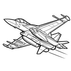 Fighter Jets (Transportation) coloring page #202475 to print and color