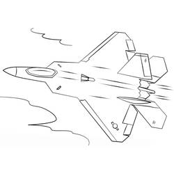 Fighter Jets (Transportation) coloring page #202483 to print and color