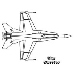 Fighter Jets (Transportation) coloring page #202486 to print and color