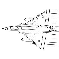 Fighter Jets (Transportation) coloring page #202489 to print and color