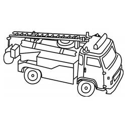 Coloring page: Firetruck (Transportation) #135780 - Free Printable Coloring Pages